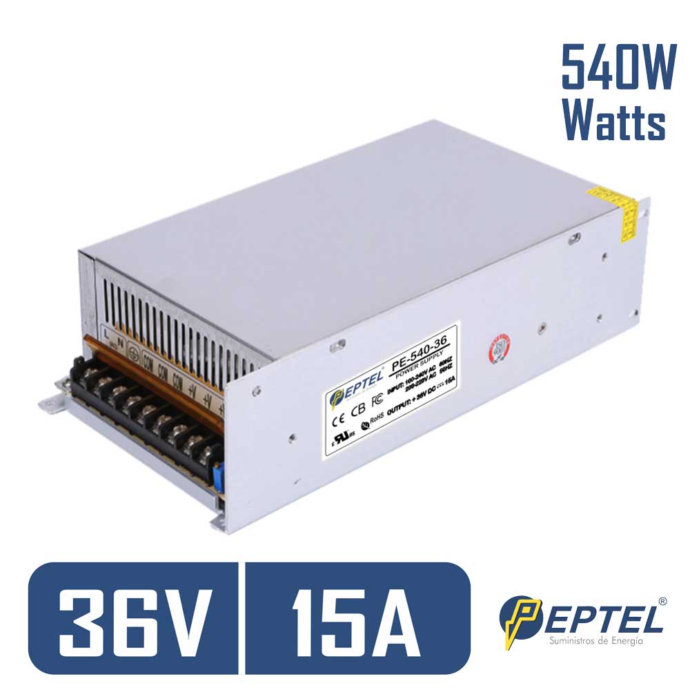 Fuente de poder switching 220V AC / 36V DC 15A 540W