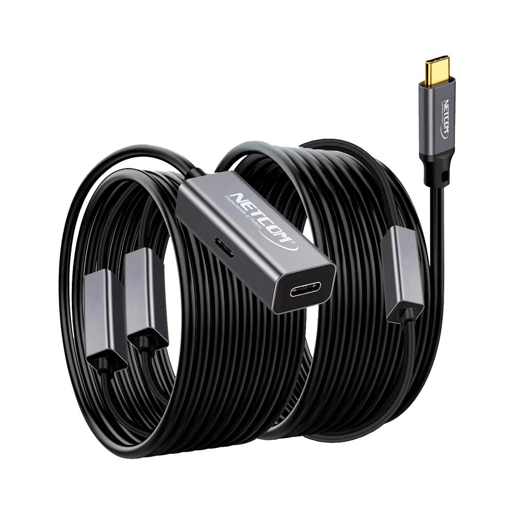 Cable Extensión Activo USB-C de 25 Metros