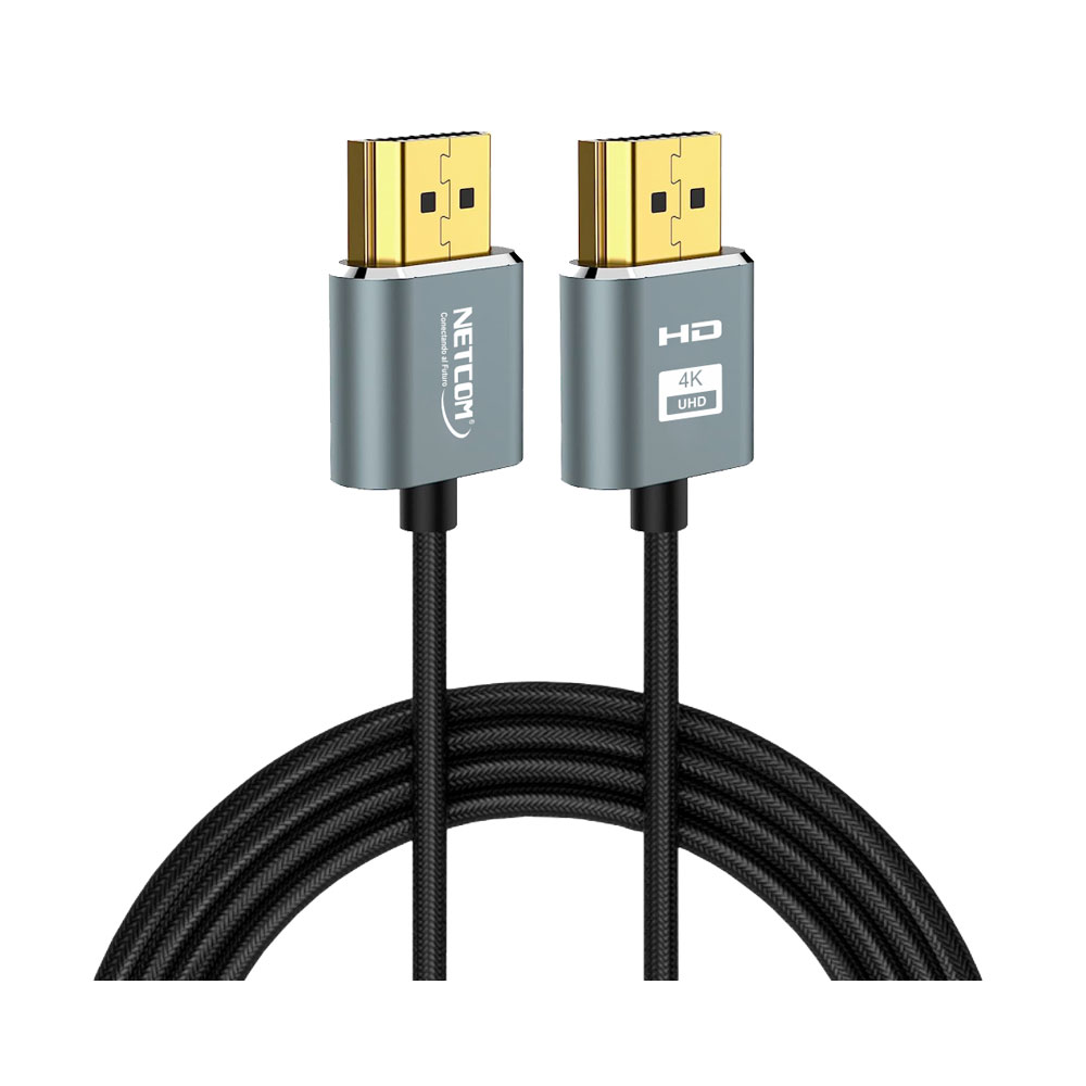 Cable HDMI Slim Nylon Versión 2.0 de 1.80 Metros