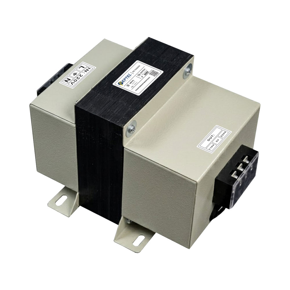 Transformador monofásico 220V A 110V/220V 500W