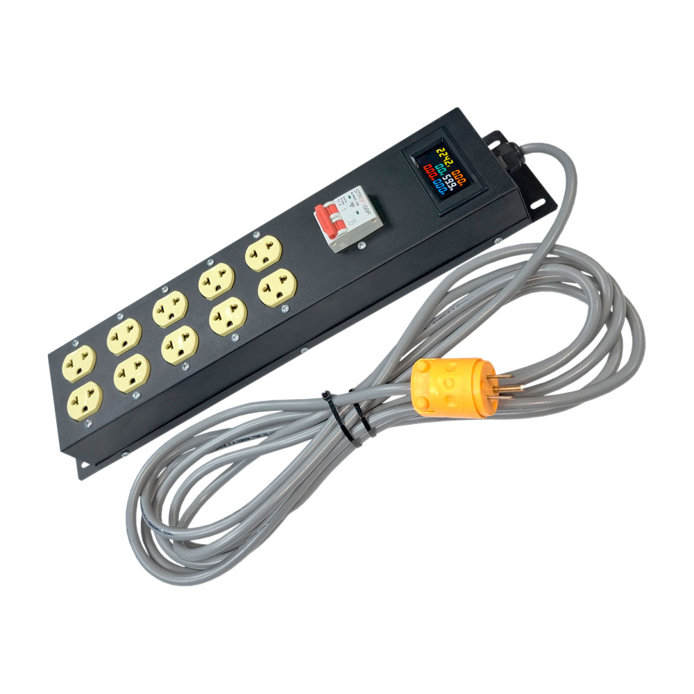 Supresor de Picos Rackeable (PDU) - 10 Tomas 220V