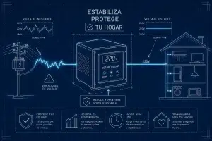 Qué hace realmente un estabilizador de voltaje en casa